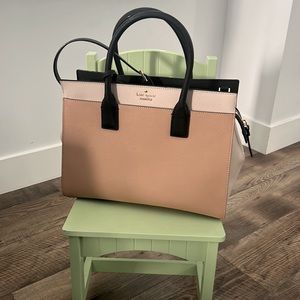 Kate Spade New York Madison Color Block Satchel Handbag Crossbody